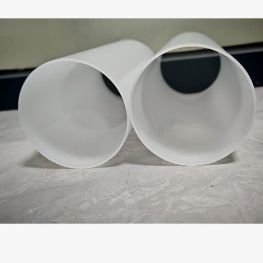 LED lighting light diffuser tubes, milky white frosted PC tubes, 76mm round tubes, available for wholesale.