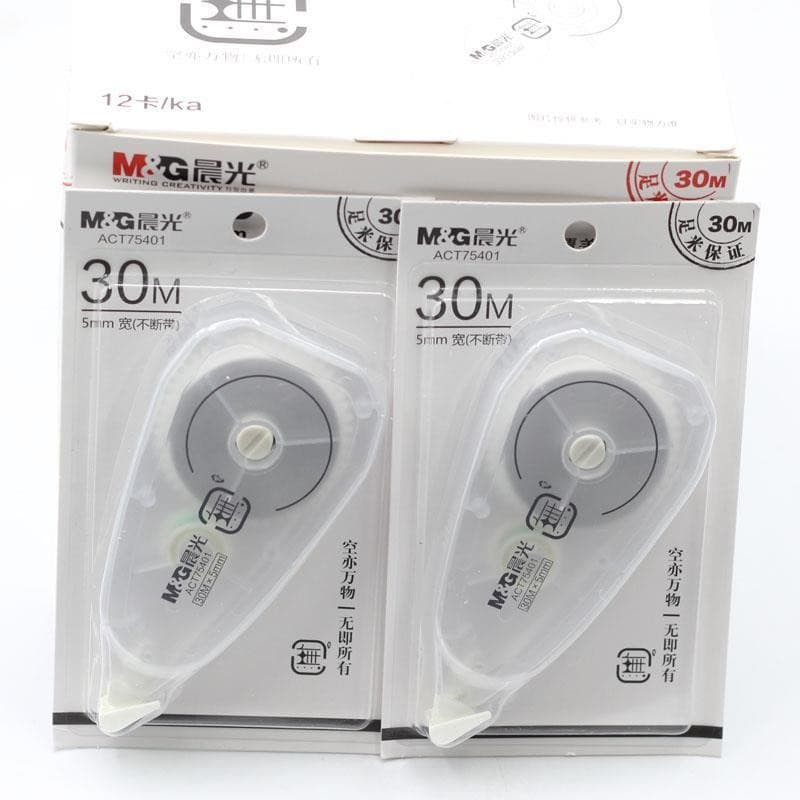 Brand-free correction tape, affordable 30m large capacity student correction tape, correction tape, correction tape 75401