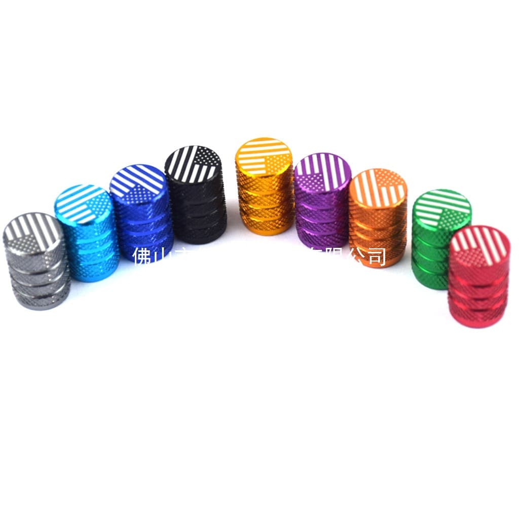 Spot valve cap new car tire aluminum alloy valve cap car color dust cap valve cap