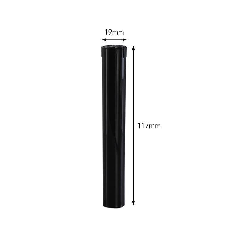 Portable Single Cigar Storage Tube PP Material Sealed Moisture-Proof Medicine Tube Flip-Top Cigar Paper Organizer
