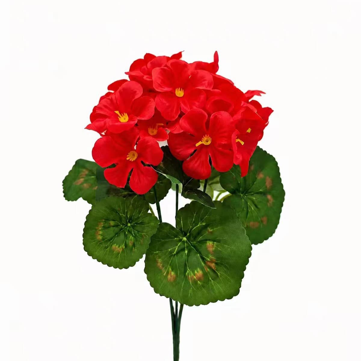 Cross-Border Amazon Temu Hot Selling Artificial Fake Flowers Begonia Wedding Home Decoration Artificial Flowers Geranium