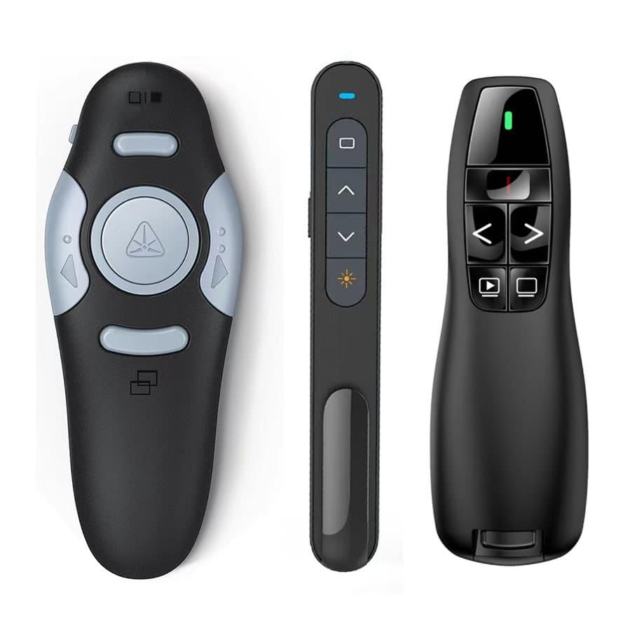 Factory direct stock 2.4G wireless PPT page turner, multi-functional USB laser page turner, pointer, presentation pen