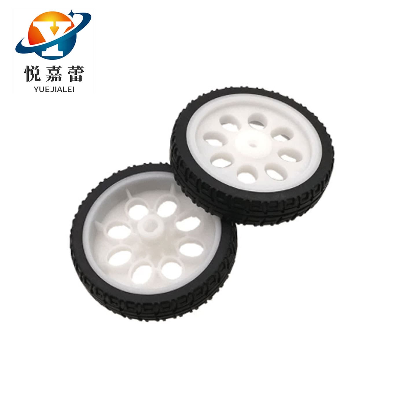 DIY Wheel Robot Tire TT Motor Robot Smart Car Platform Trolley Electronic Design Toy 521