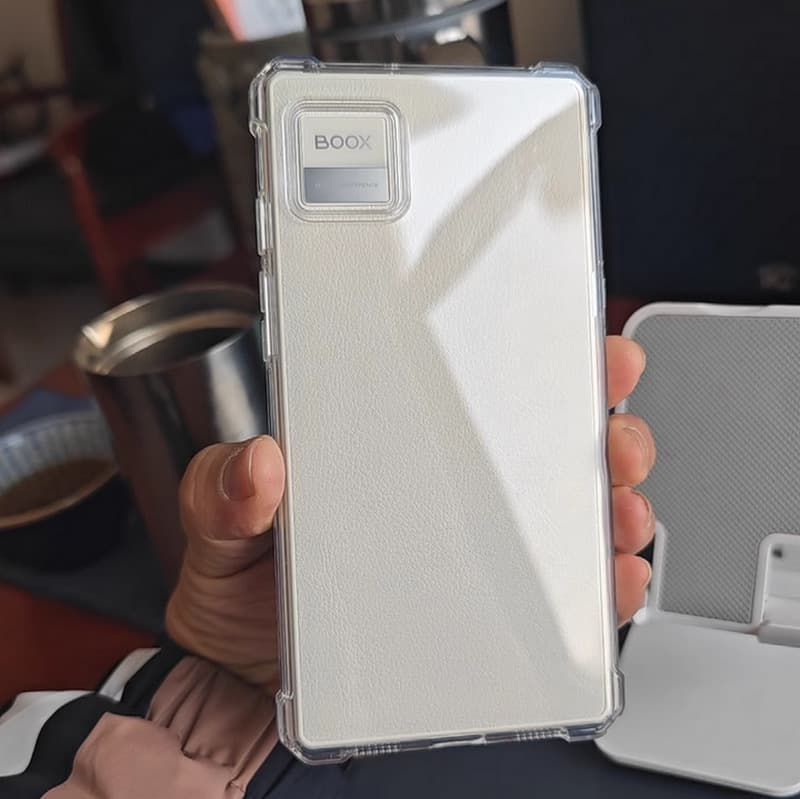 Compatible with Boox P6 Xiaobaima E-Reader Protective Case, Full-Cover Transparent Air Cushion Anti-Scratch and Drop Soft Shell