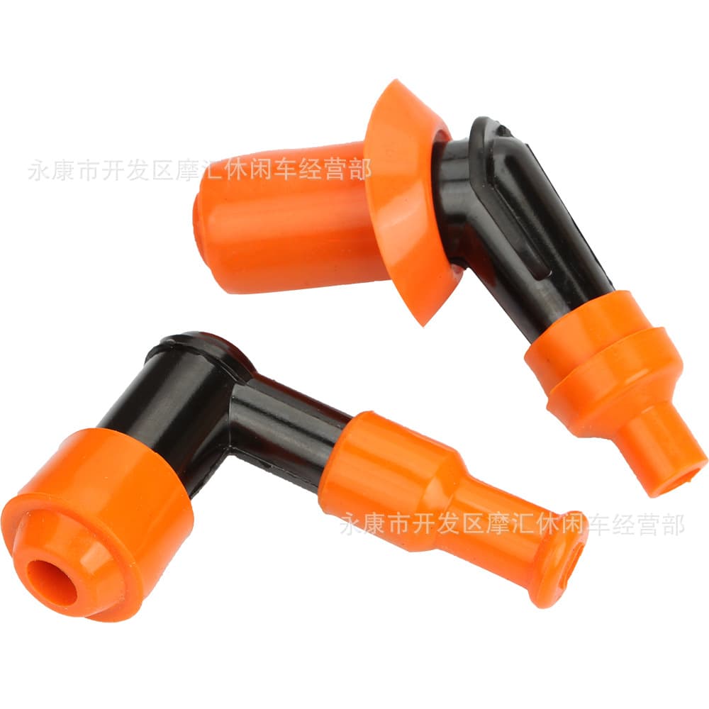 Motorcycle ATV four-wheel beach off-road scooter GY6 50-250CC orange high-voltage spark plug cap head