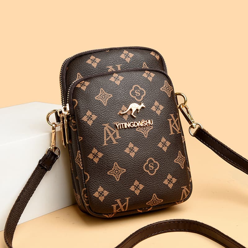 Crossbody Bag for Women Phone Wallet 2025 New Summer Versatile Multi-layer Sling Bag Fashion Simple Shoulder Bag
