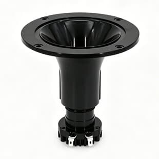 5-inch 128mm Round Horn Tweeter 25-core Titanium Diaphragm Neodymium Magnet 8 Ohm 15W Ultra-High Frequency Speaker
