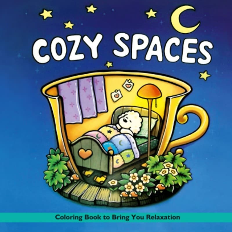In Stock Cross-Border Coloring Book for Adults and Teens Cute Animal Characters Book Easy-to-Follow Coloring Book