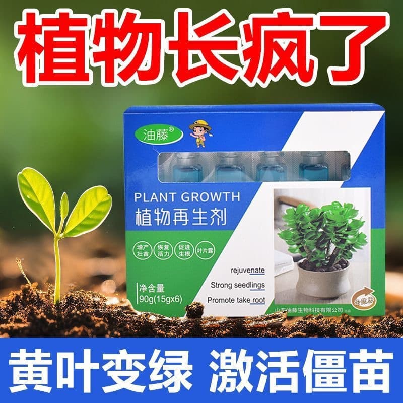 Plant Revitalizer Nutrient Solution, Green Plant Flower Pot Gardening Fertilizer, Water-Soluble Universal Revival Liquid for Hydration