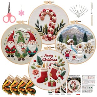 2025 New Christmas Embroidery DIY Handcraft Kit Christmas Embroidery English Original