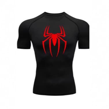 Men's Gym Superhero Sports Running T-Shirt Pulasga Top T-Shirt Quick-Dry Long Sleeve T-Shirt