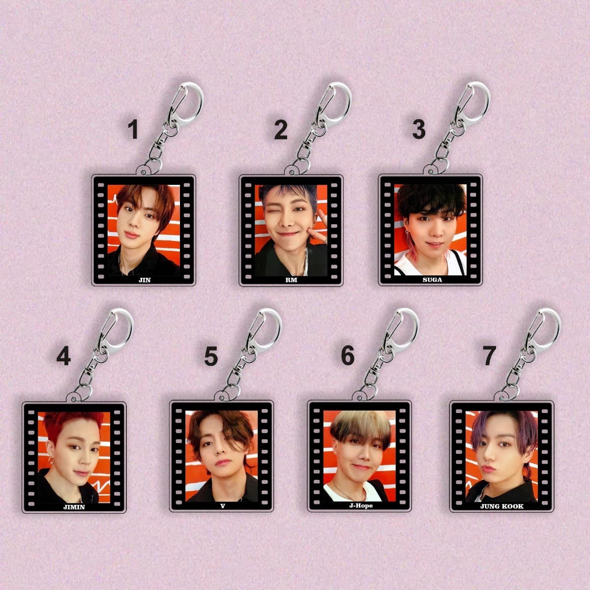 BTS peripherals BTS Min Yoongi JUNG KOOK Park Jimin Kim Taehyung key chain pendant 1356