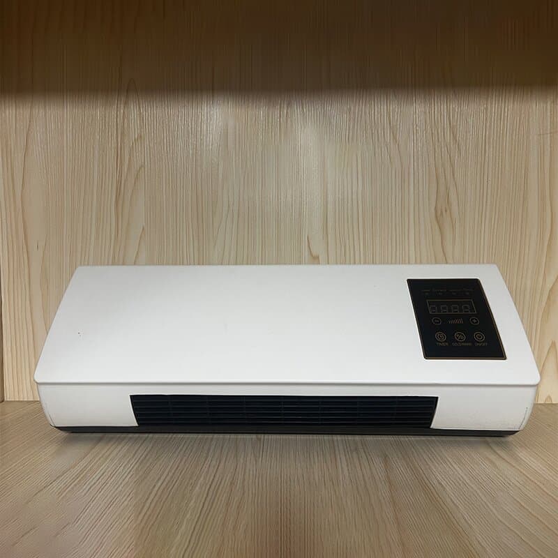 Portable Heater and Cooler Fan for Bathroom, Bedroom, Wall-Mounted Electric Heater for Home Use