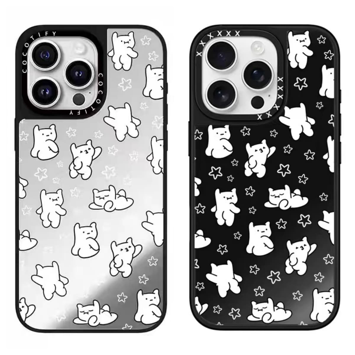 Pixel Little Cat C-Case Magnetic for iPhone Apple 17 Pro Max Phone Case 16 Plus / 15 Trendy 14