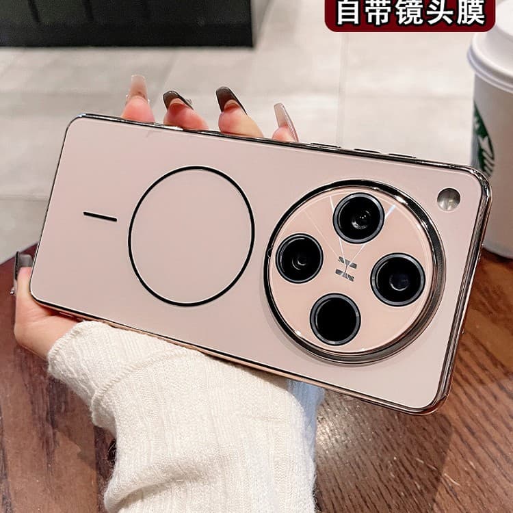 Laser Slim Ring Magnetic Phone Case for Find X8 Ultra New Women's Find X8 Pro with Lens Film Find