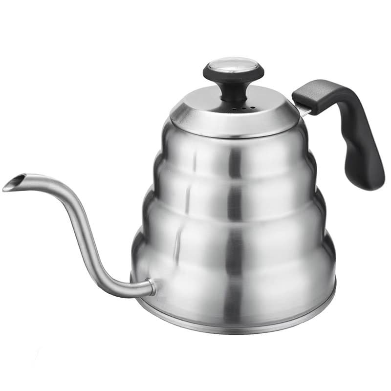 304 stainless steel coffee pot cloud pot hand-brewed coffee pot with thermometer thin mouth pot dripping long mouth coffee pot
