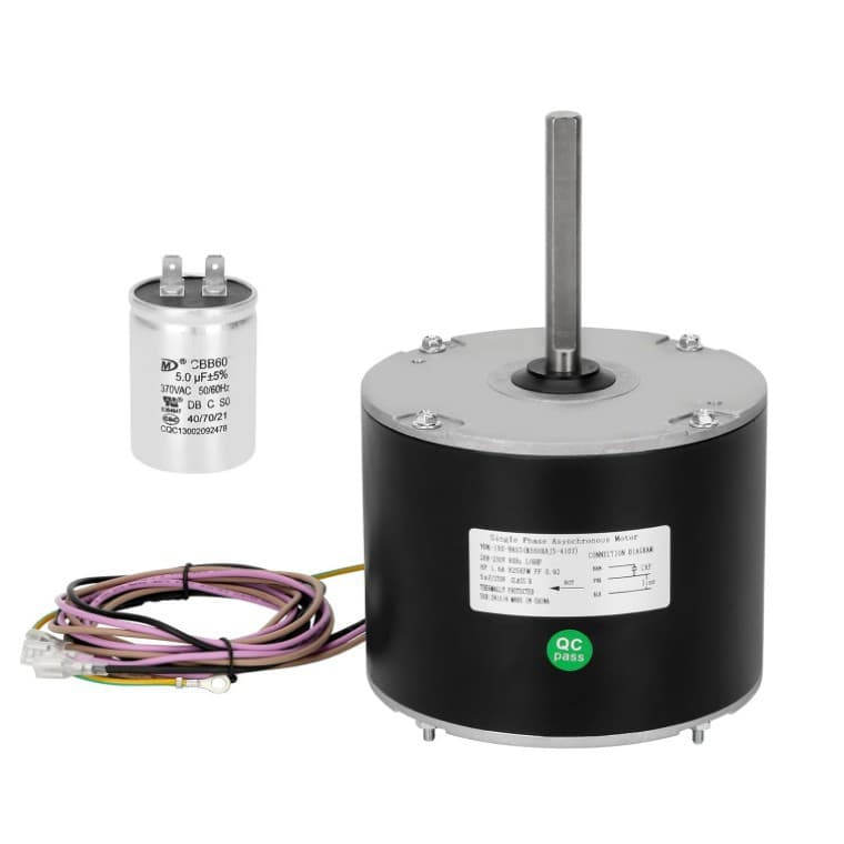 K55HXJPM-9251 condenser motor, reversible (CW & CCW), 1/6 HP, 825 RPM, bolt