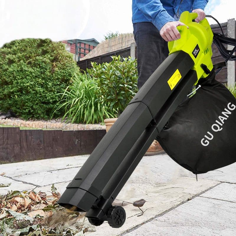 Electric Blower for Leaf and Debris Clearing, Leaf Blower/Shredder with High Wind Power for Factory Dust Removal