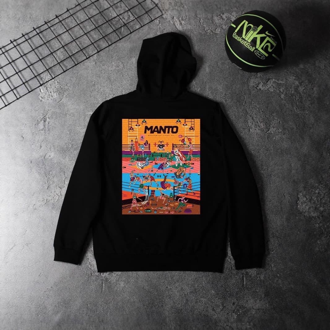 Men's Sweatshirt 2026 Multi-Element Spring Fashion Versatile Trendy Print Pattern Loose Pullover Cool Hoodie