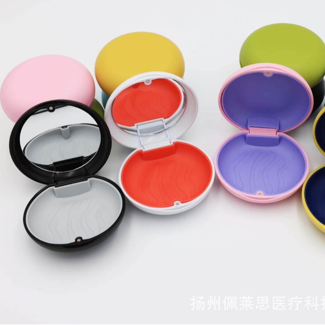 Orthodontic Care Invisible Aligner Storage Case, Portable Magnetic Retainer Case, Denture Box