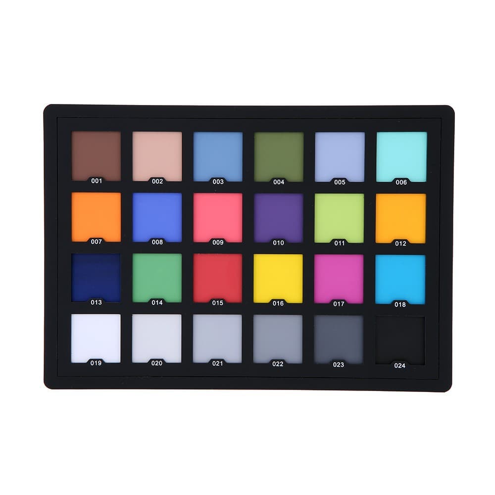 Enhanced Color Standard 24 Color Checker Camera Color Test Professional Color Correction Tool Video Color Restoration for DSLR