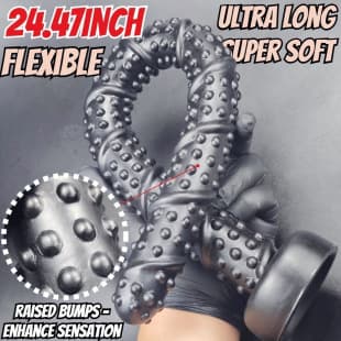 Extra Long Silicone Anal Plug Butt Female Masturbator Dildo Mold Cross-Border Direct Supply Sex Love Toy