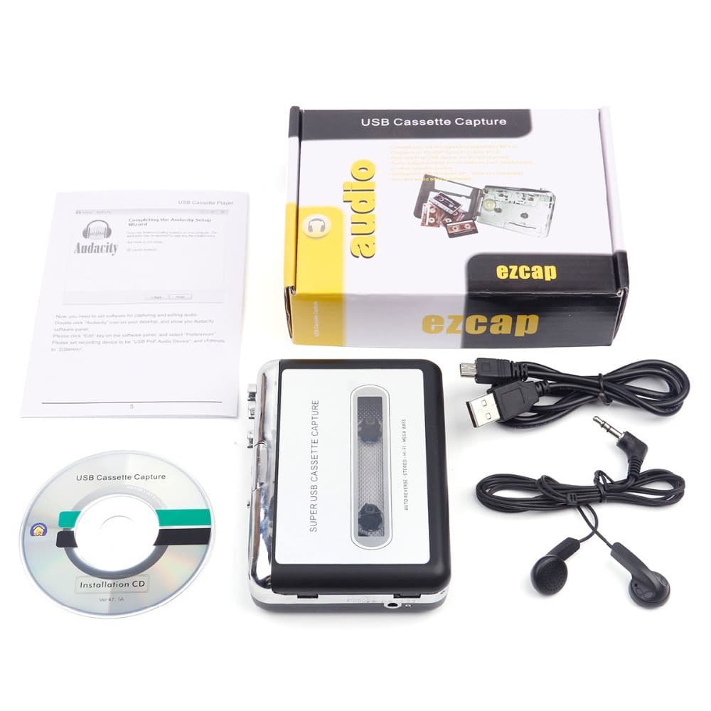 Retro Vintage Cassette Player Walkman Old-Style Tape Player Dual-Channel High USB MP3 Player