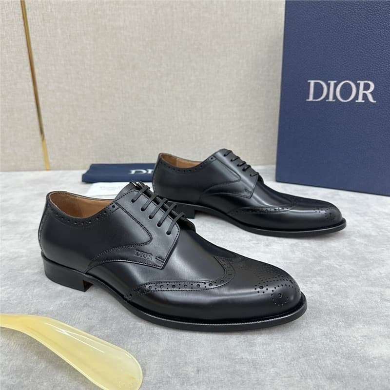 European Station Luxury Brand Three-Piece High-End Groom Wedding Business Formal Leather Shoes Suit Shoes Men Genuine Leather Shiny
