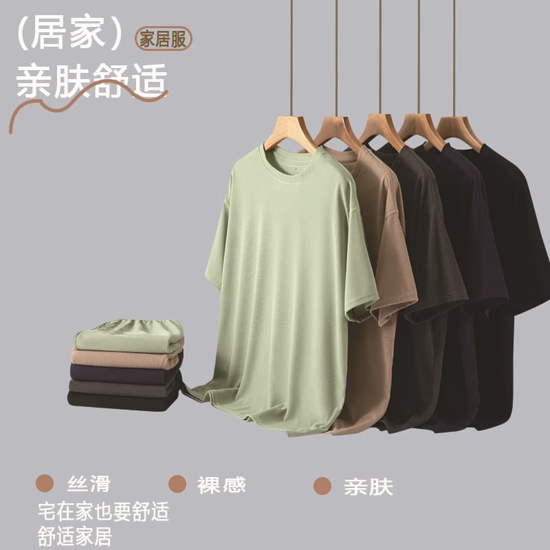Waffle Couple Pajamas Spring Summer New Men Women Homewear Simple Loose Casual Outdoor Sport Set