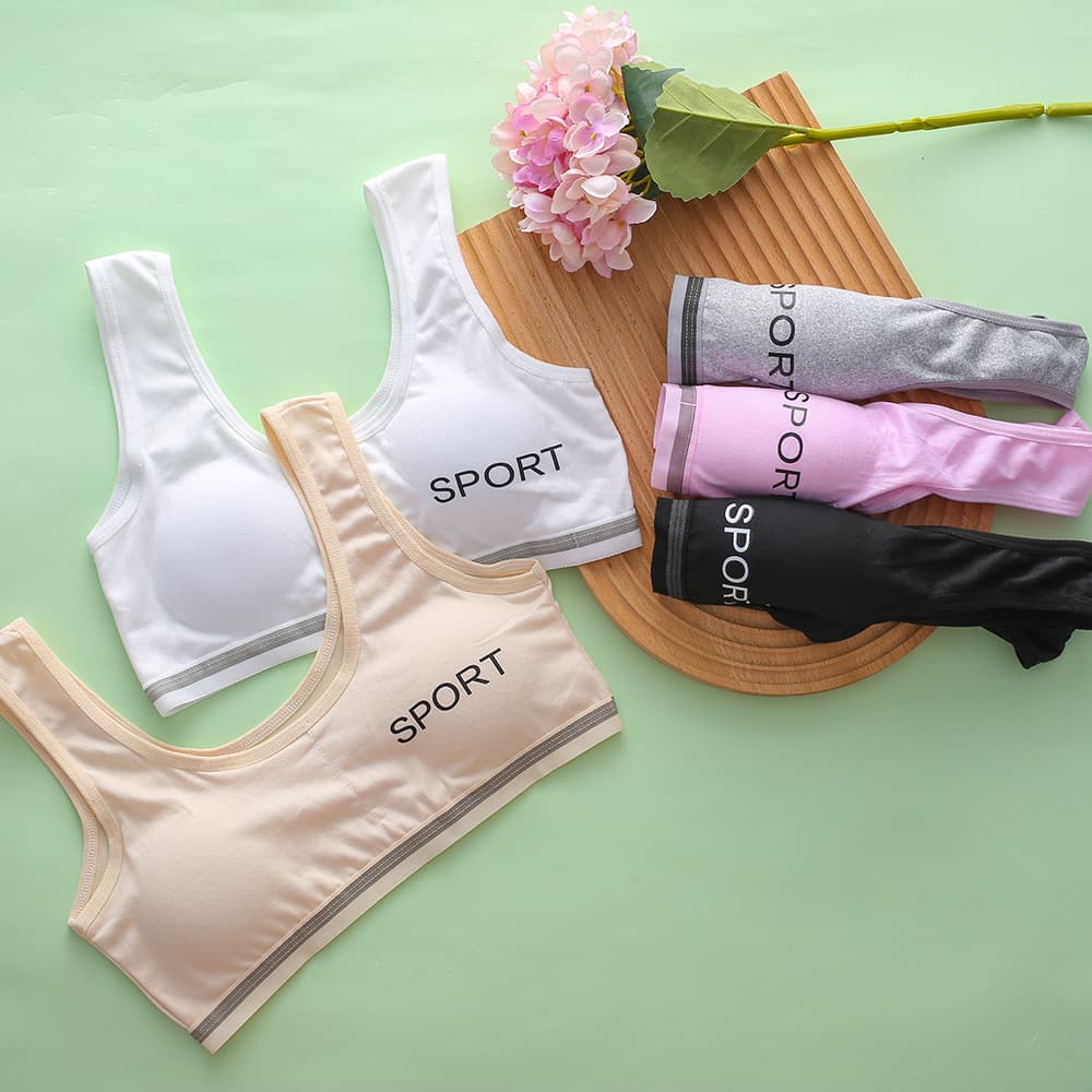 Ready stock anti-nipple bras for 8-16 year olds