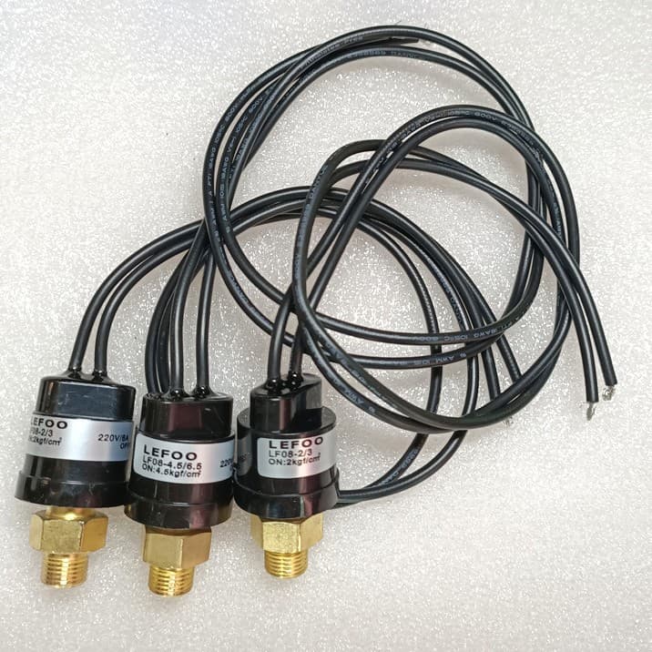 LEFOO Automatic Start-Stop Pressure Switch for Gas, Liquid, Oil, Water, Air Compressor, and Oil Pump High-Low Pressure Controller