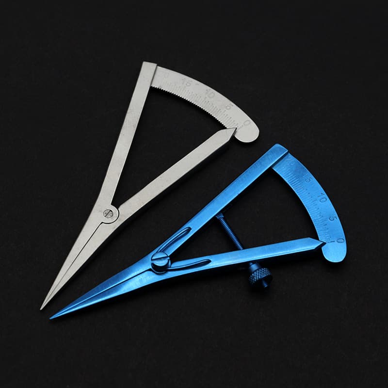 Double Eyelid Measuring Eye Gauge Buried Suture Double Eyelid Surgery Positioning Designer Eye Measuring Ruler Measuring Tool Compass