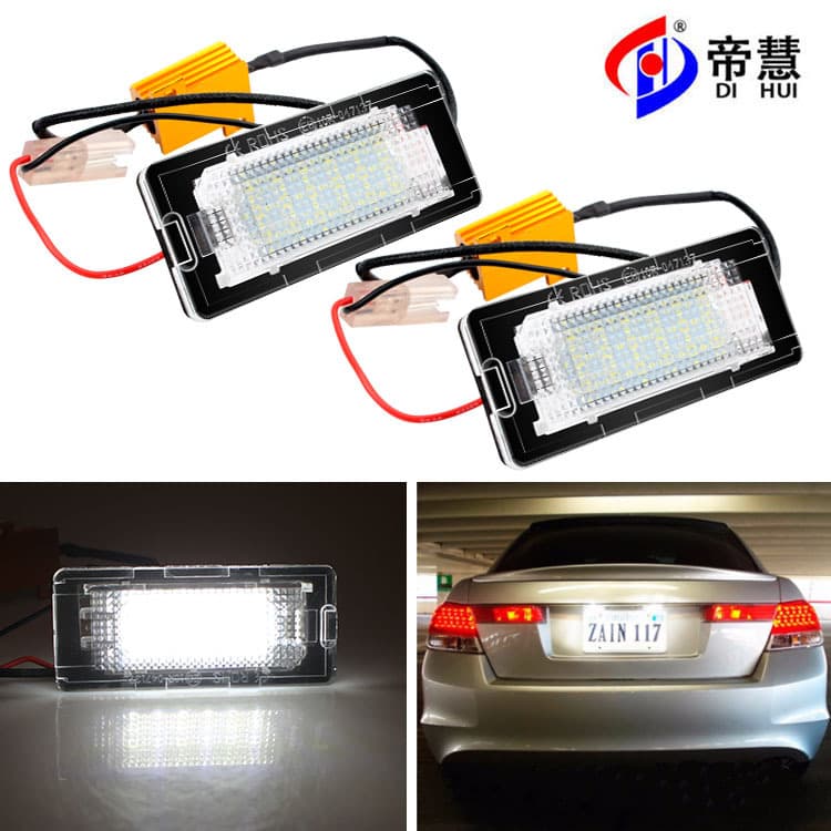 Decoding LED License Plate Light for VW Polo 6R, Touareg, Touran, Jetta, Passat 3C