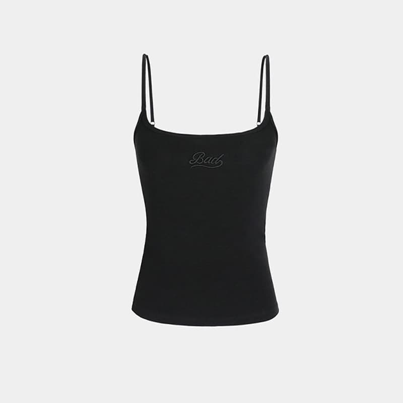 Korean Badblood BCAC Series American-style Spaghetti Strap Vest Top for Women, Casual Slim-fit Layering Tee