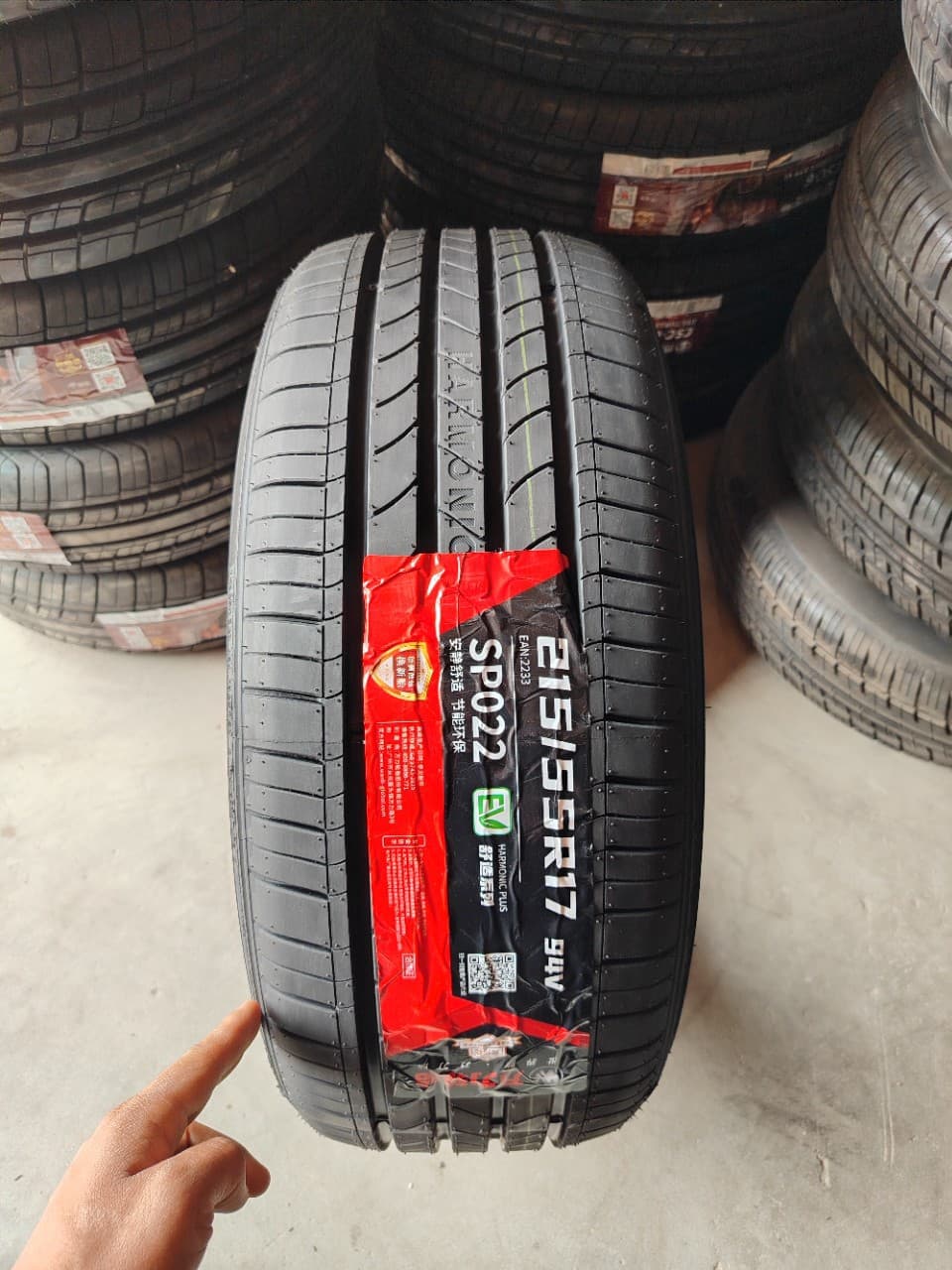 Wanli Tire 215/55R17 94V SP022 EV Tire for New Energy Vehicles, Besturn X40 BYD Qin Electric Car