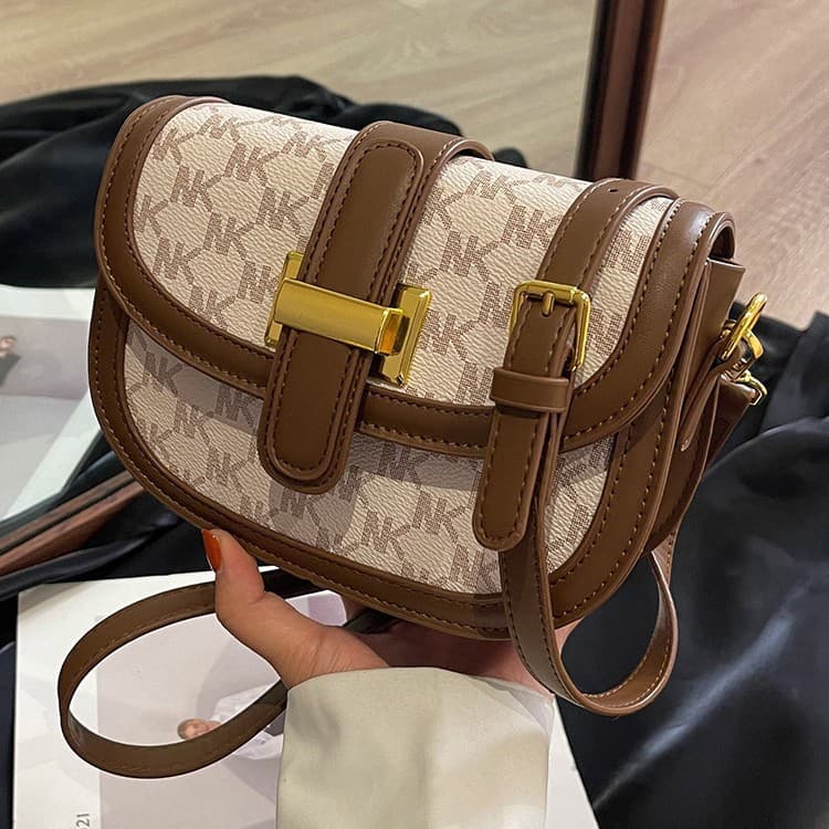 Niche Design Handbag Women Fall/Winter 2025 Cross-Border New Retro High-End Shoulder Crossbody Bag Women Saddle Bag