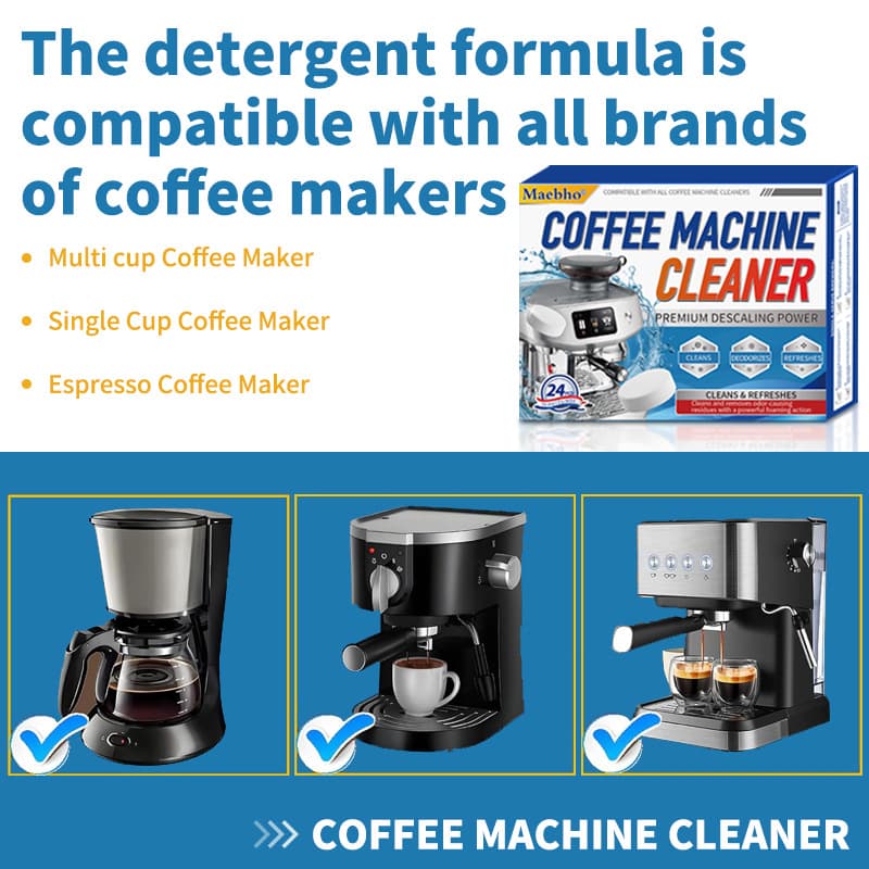 Coffee Machine Descaling Tablets, Toilet Cleaning Blocks, Washing Machine Cleaning Tablets, Laundry Sheets, Pool Cleaning Tablets, Cleaning Spray