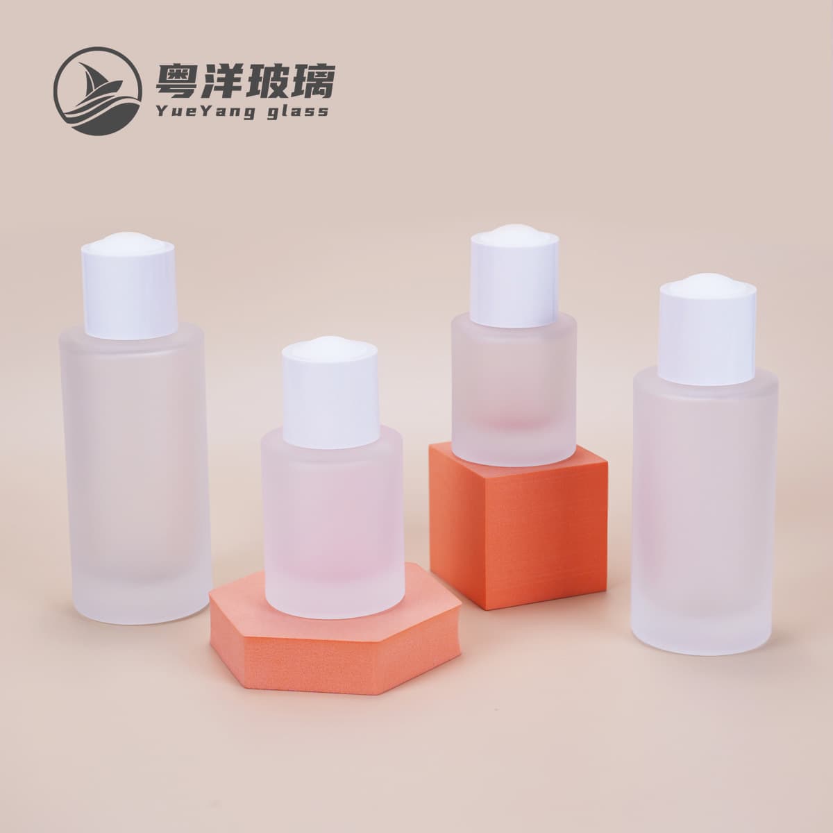 24-thread essence bottle essential oil bottle press-type rubber-tipped dropper bottle 30ml thick-walled thick-base cosmetic glass bottle