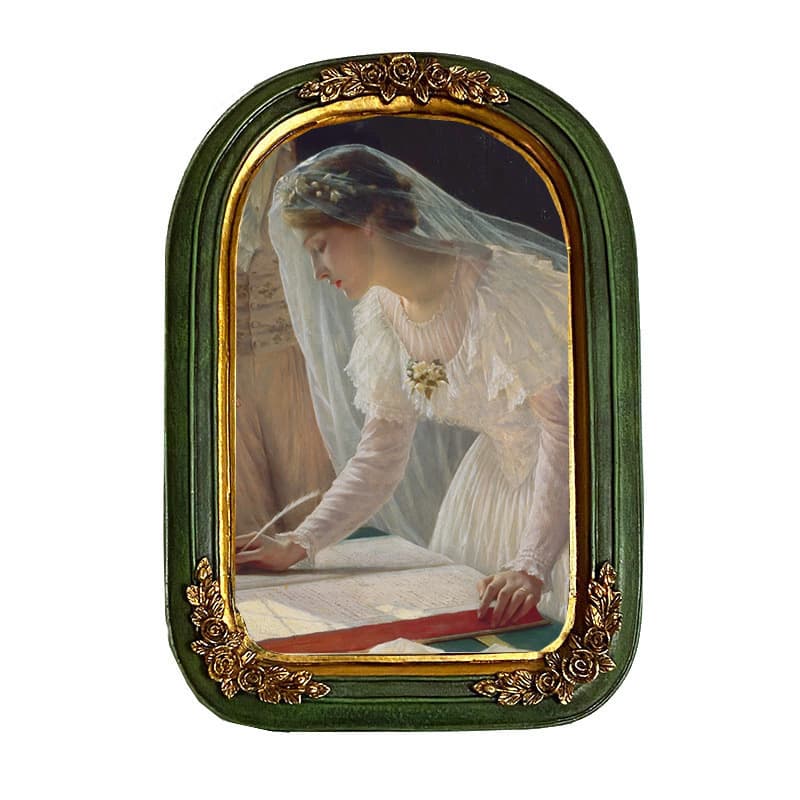 European Style Resin Photo Frame Tabletop Wall Mounted Nordic Wedding Photography European Retro Resin Photo Frame Tabletop