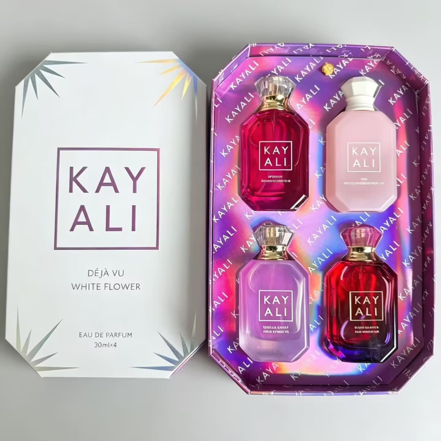 High-Quality Kayali 4-Piece Set Men's and Women's Perfume High Fragrance Concentration Long-Lasting Cross-Border Hot-Selling Wholesale