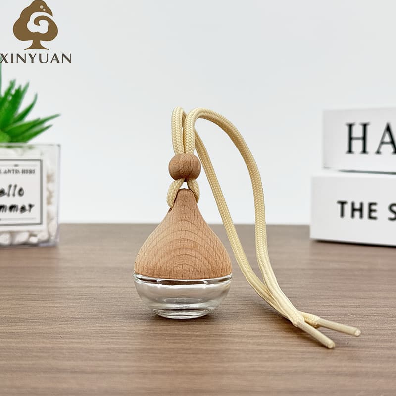 Water drop perfume bottle car pendant hanging car aromatherapy empty bottle cosmetic bottle