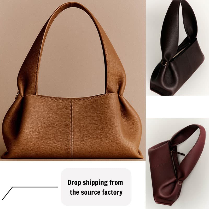 Polene shoulder bag cloud bag niche dumpling bag 2026 new French European and American retro portable armpit bag