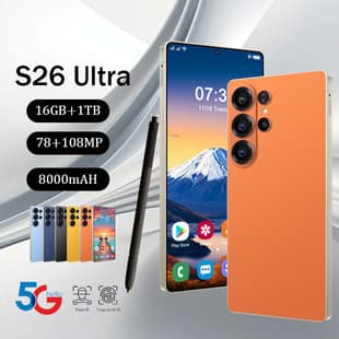Cross-border Hot Selling S26 Ultra Smartphone Large Screen 4+64G Android Phone 7.5-inch All-in-One for Export