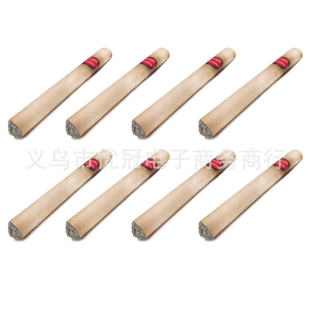 Factory Direct Halloween Retro Party Dance Millionaire Costume Brown Large Fake Cigar Prop Fake Smoke