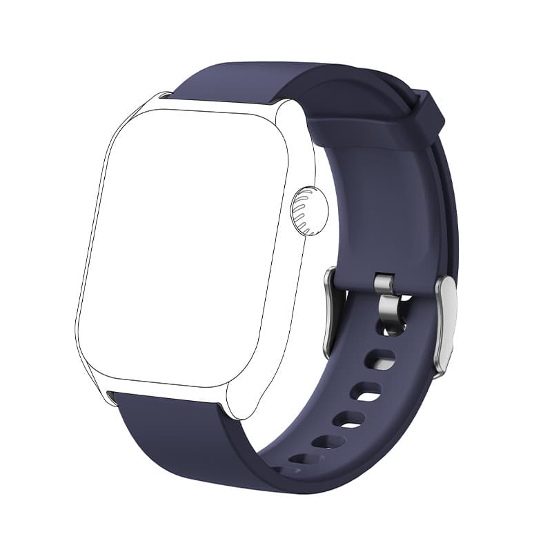 Hypoallergenic Silicone Watch Band Strap, Waterproof, Durable, Stain-Resistant, Soft, Morandi Style, Cross-Border Exclusive
