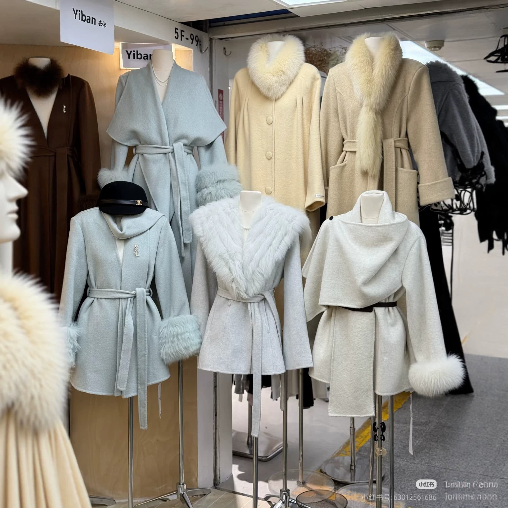 Nanyou New Fall/Winter Double-Faced Wool Cashmere Coat for Women Mid-Length Outerwear Women's Brand Clothing Wholesale