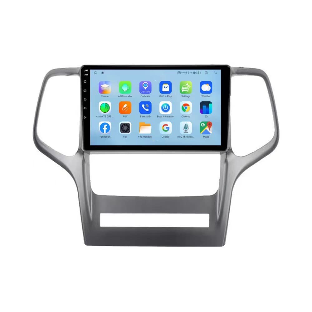 For Jeep Grand Cherokee 08-13 Android Large Screen Car Navigation Bluetooth Reverse Camera CarPlay