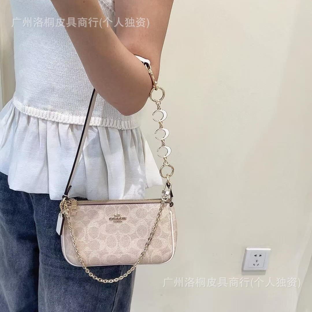 Koujia Nolita19 Pearl Mahjong Bag Classic Fashion Monogram Versatile Retro Handbag Commuter Everyday Women's Bag