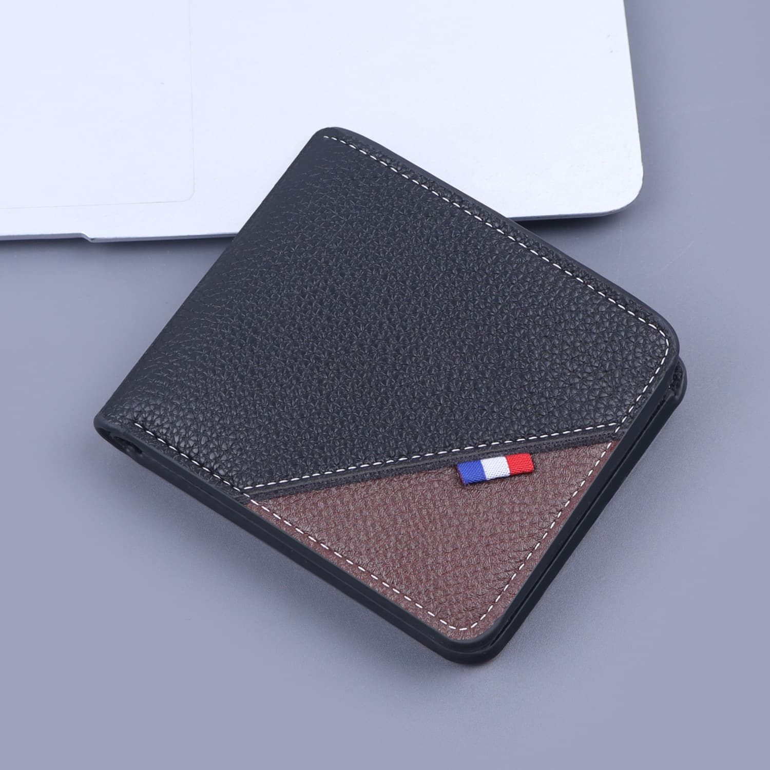 Business wallet men's new short wallet large capacity fashionable men's soft wallet card holder male student wallet