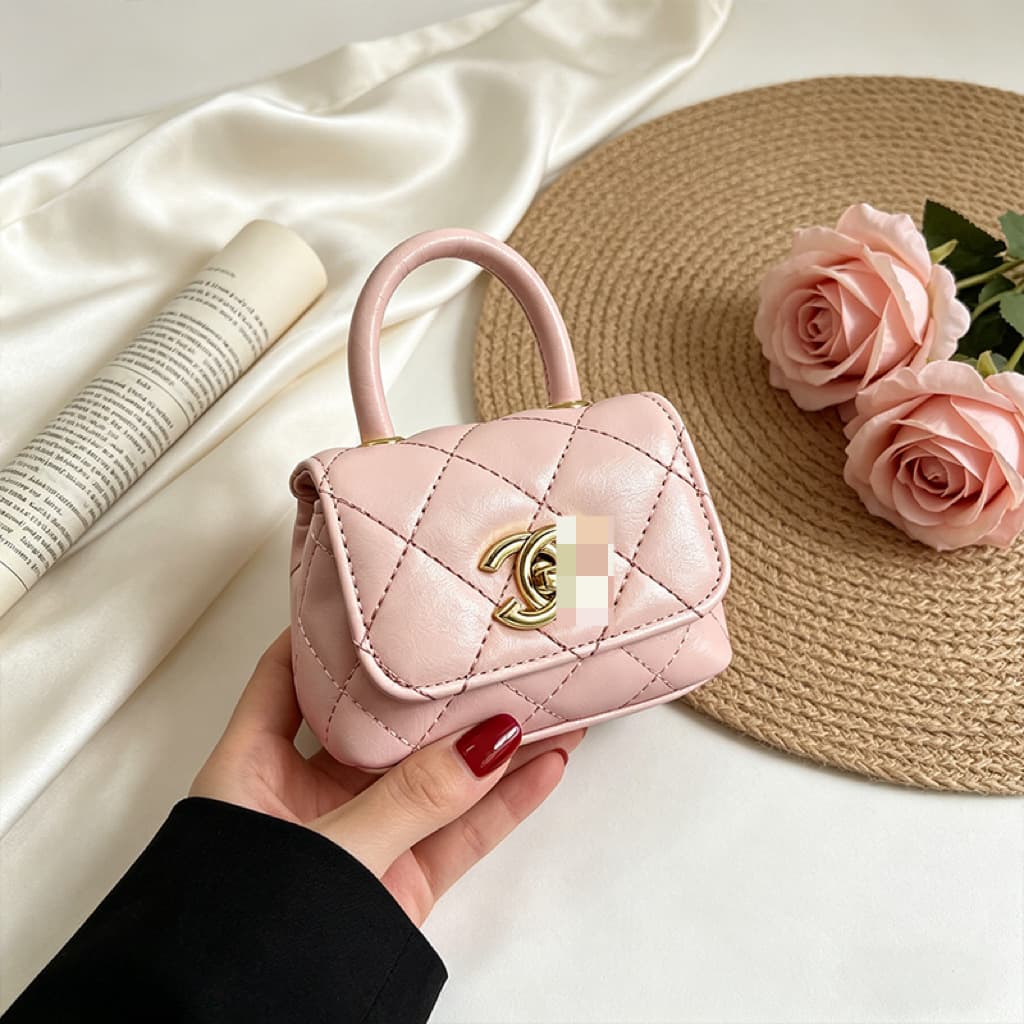 Small Fragrance Style Diamond Quilted Crossbody Bag Fashion Light Luxury Chain Bag Versatile Elegant Handbag New Cross-Border Shoulder Bag for Women